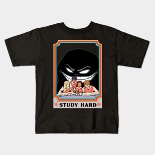 Study Hard supremacy Kids T-Shirt